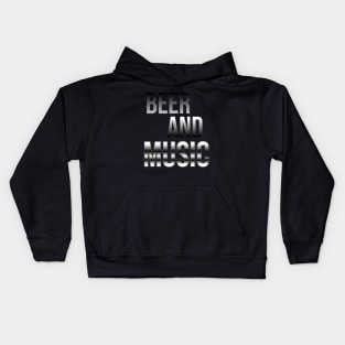 Beer and music // Txt Kids Hoodie